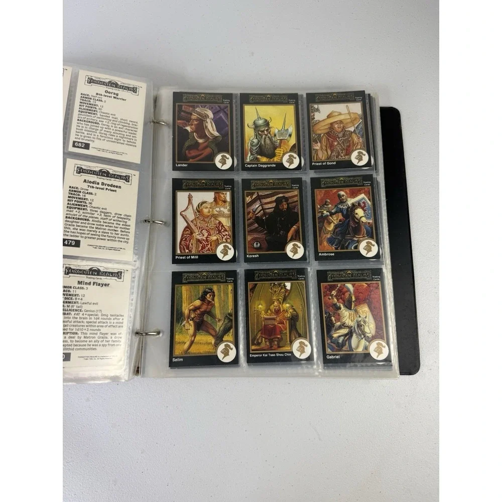 Mixed Lot Of TSR 1992 dungeons And dragons cards